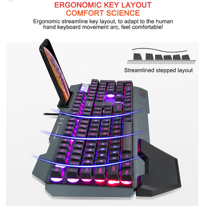 Ergonomic RGB Keyboard